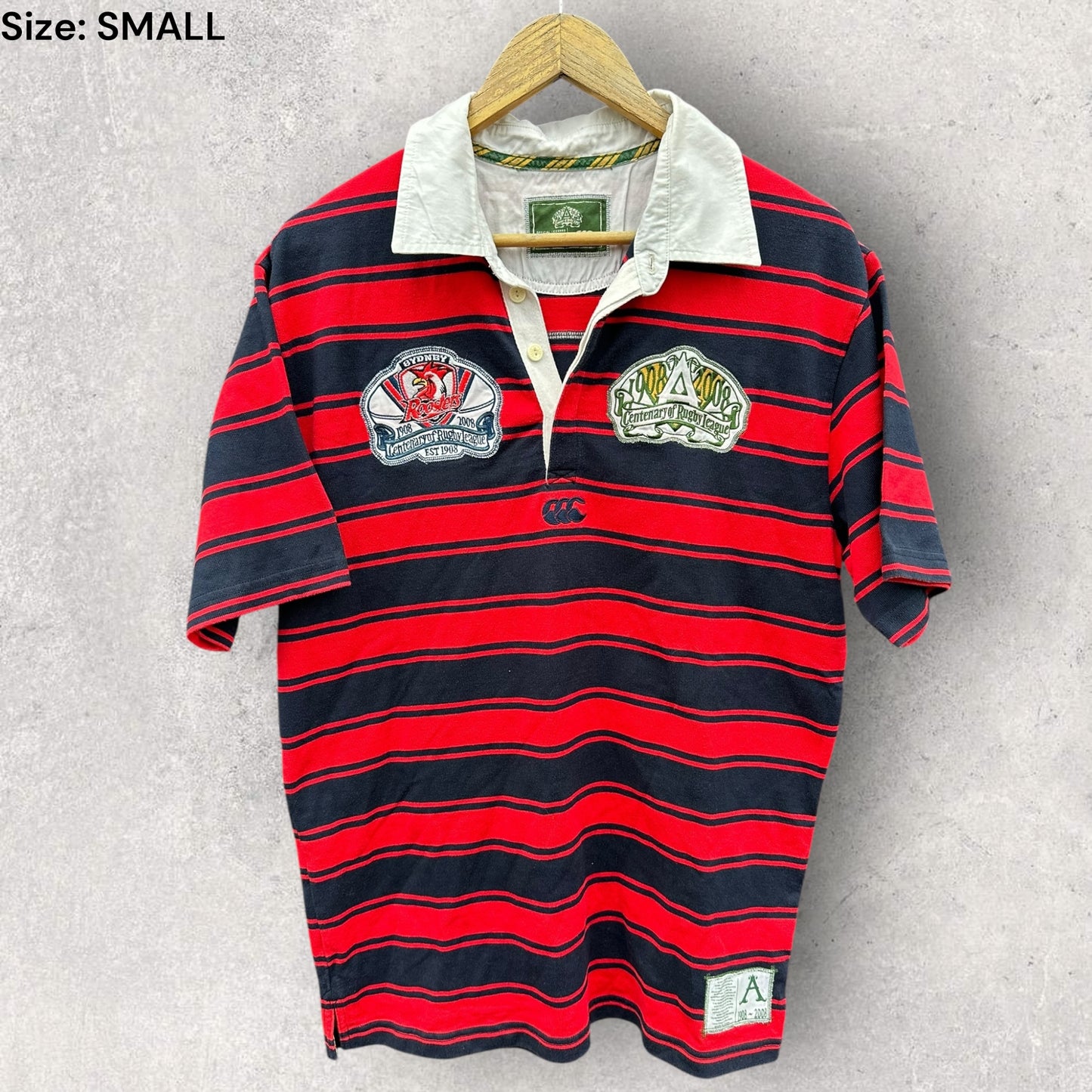 Sydney Roosters 2008 Centenary Of Rugby League Canterbury Jersey