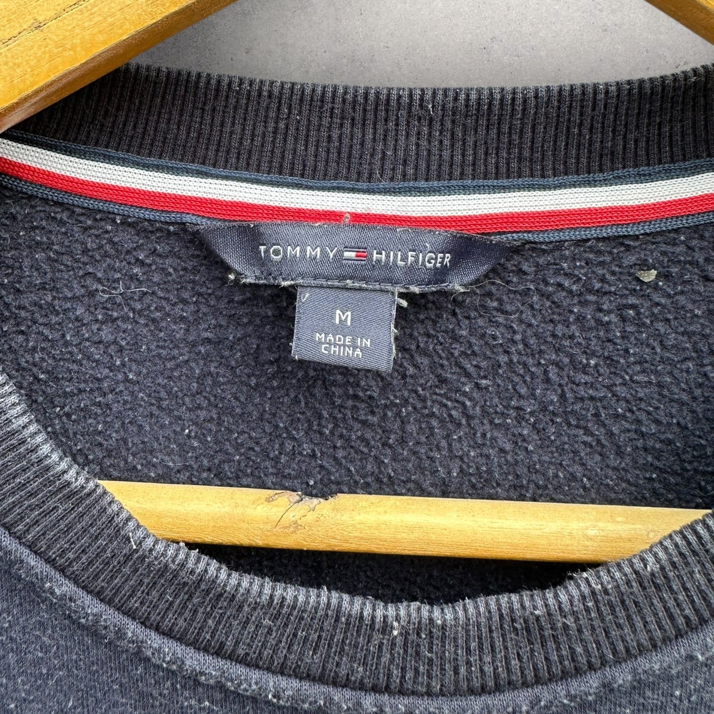 TOMMY HILFIGER BLUE PULLOVER JUMPER