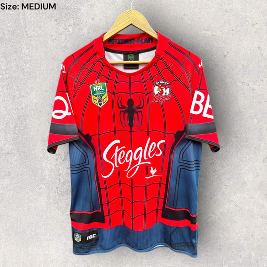 SYDNEY ROOSTERS 2017 SPIDER-MAN MARVEL JERSEY