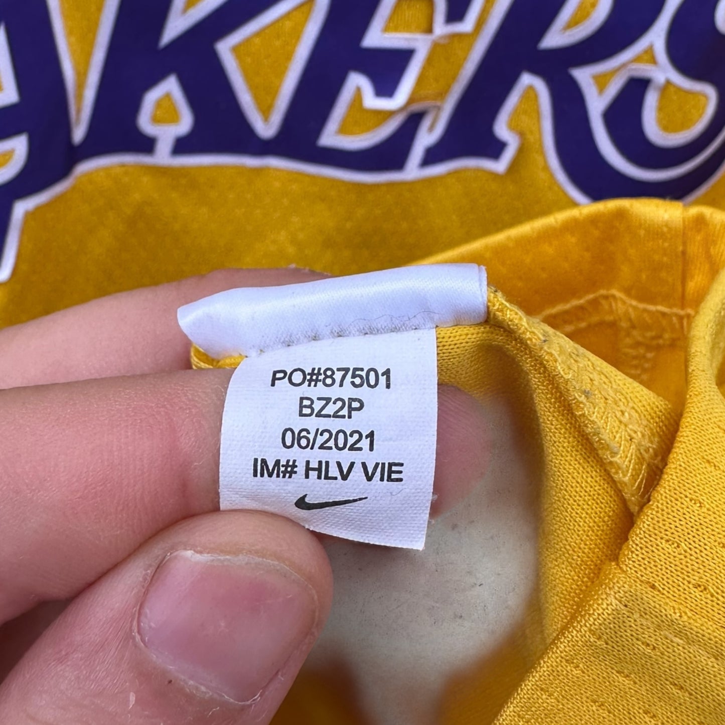 LA LAKERS LEBRON JAMES KIDS NIKE 2021 NBA JERSEY