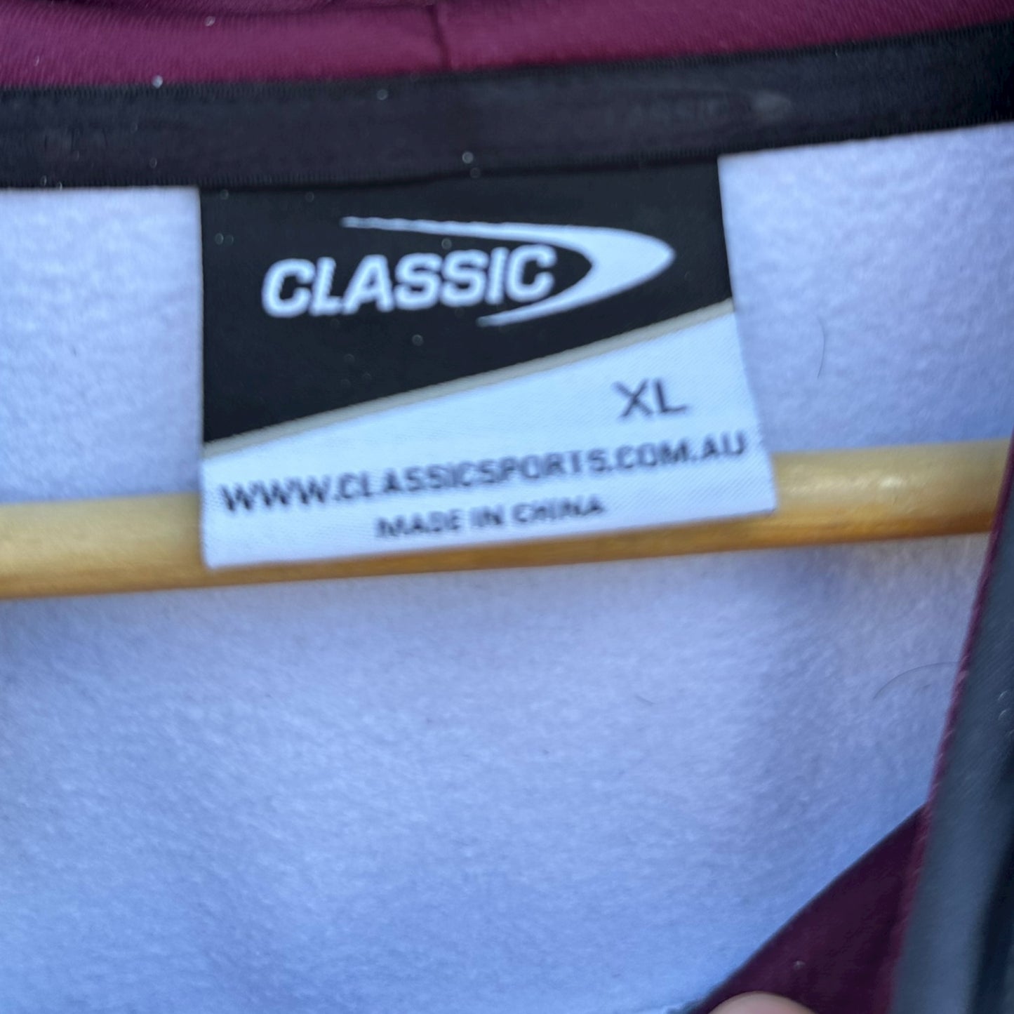 BURLEIGH BEARS CLASSIC GREY HOODED JUMPER