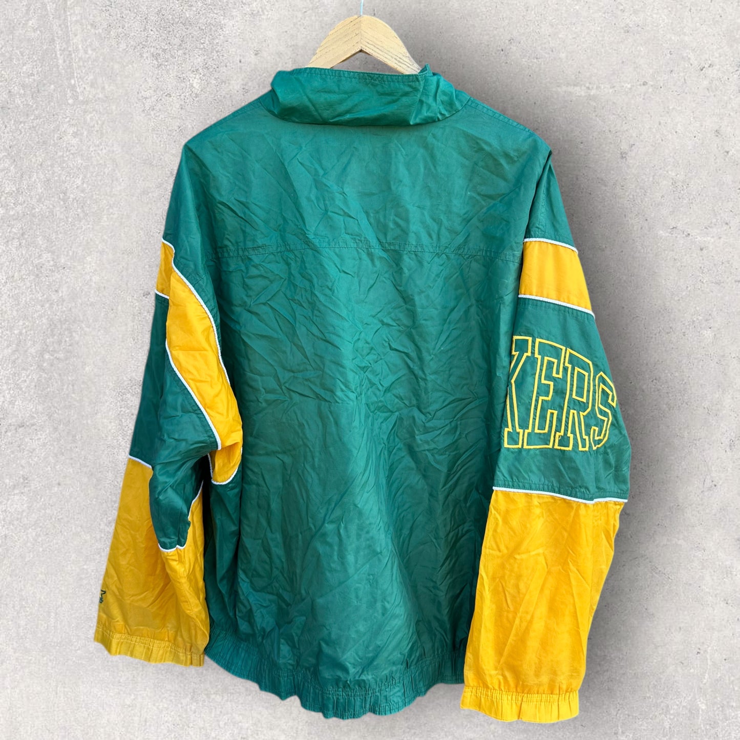 GREEN BAY PACKERS STARTER VINTAGE WINDBREAKER JACKET