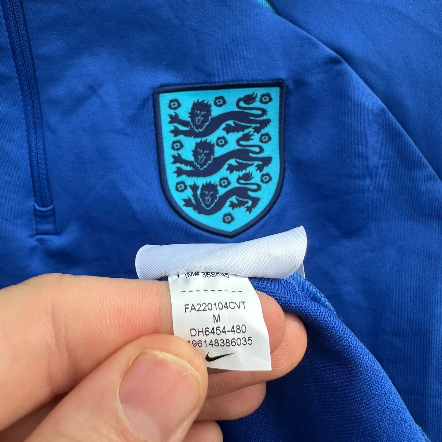 ENGLAND DRI-FIT STRIKE QUARTER ZIP LONG SLEEVE TOP