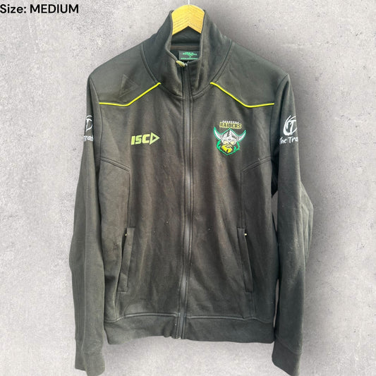 Canberra Raiders ISC Black Full Zip NRL Jacket