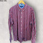 TOMMY HILFIGER LONG SLEEVE RED CHECKERED BUTTON UP SHIRT