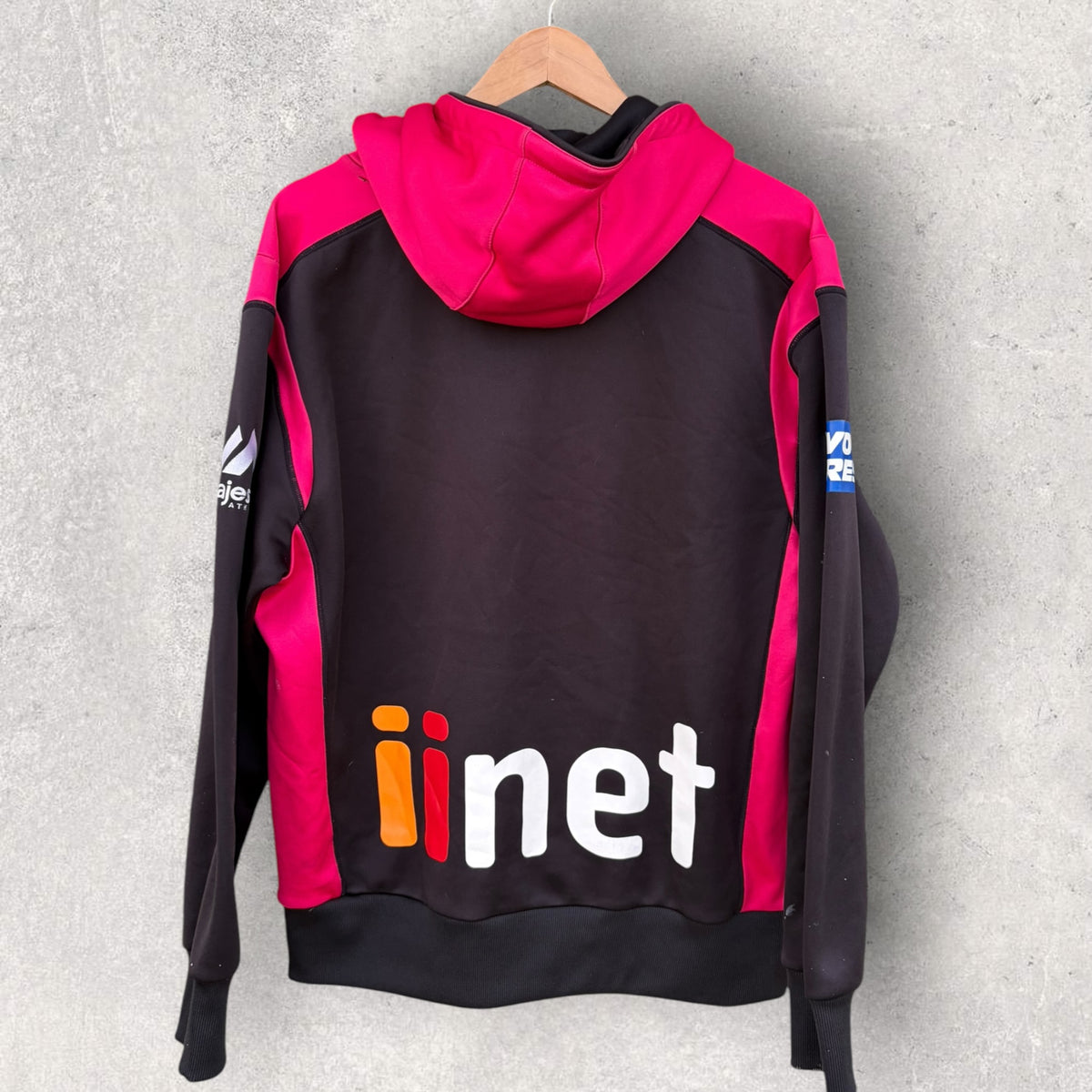 Sydney 6ers BBL T20 Cricket Black & Pink Pullover Hooded Jumper