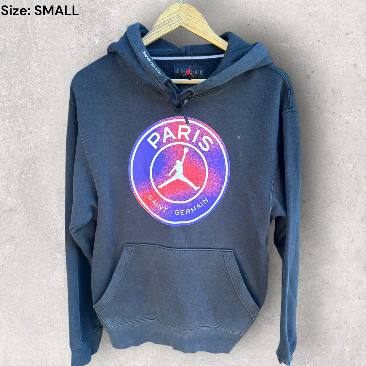 Paris Saint Germain PSG Nike x Air Jordan Pullover Black Jumper