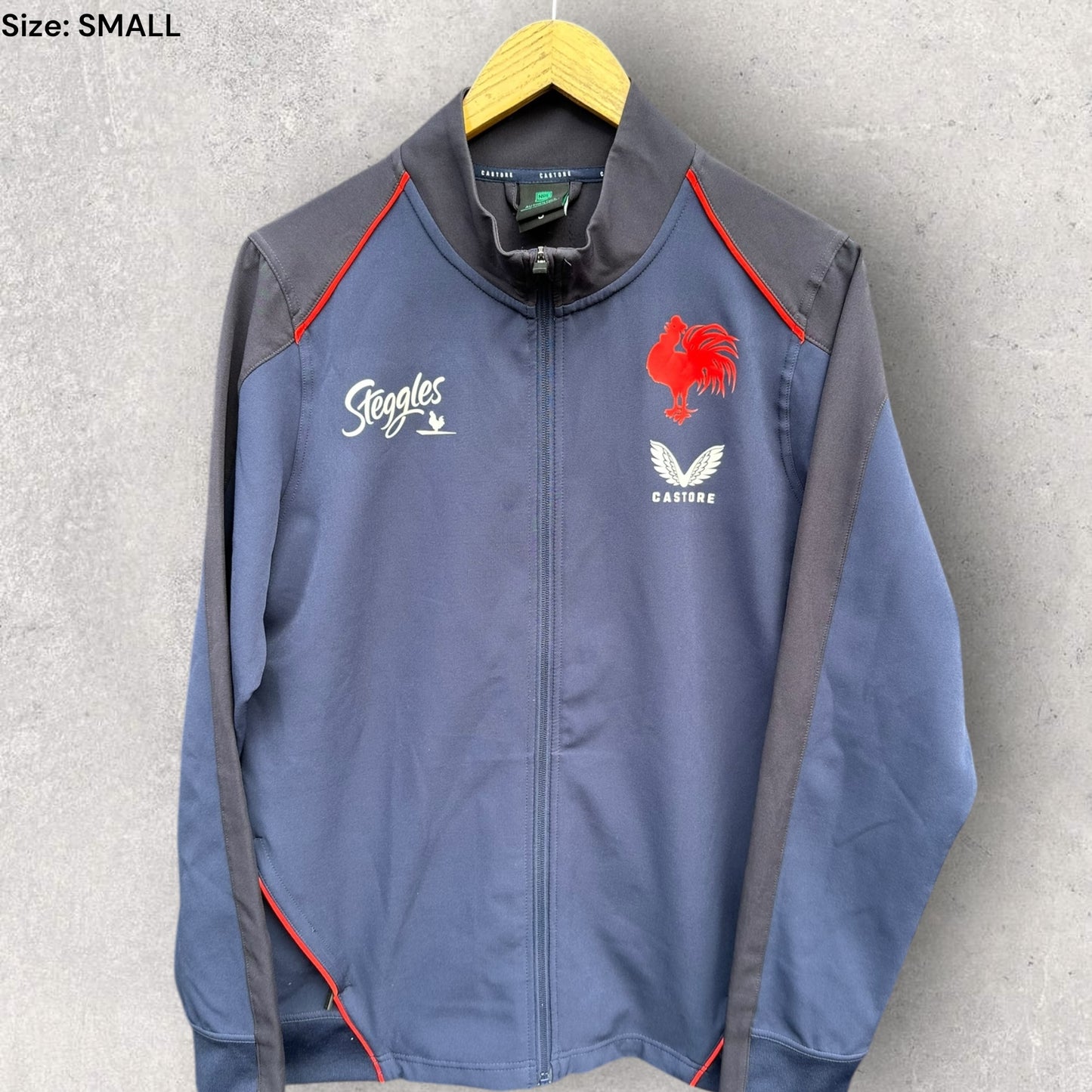 SYDNEY ROOSTERS CASTORE FULL ZIP BLUE JACKET