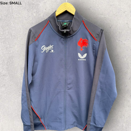 SYDNEY ROOSTERS CASTORE FULL ZIP BLUE JACKET