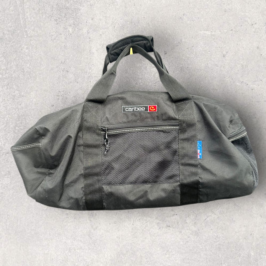CARIBEE BLACK DUFFEL GYM BAG