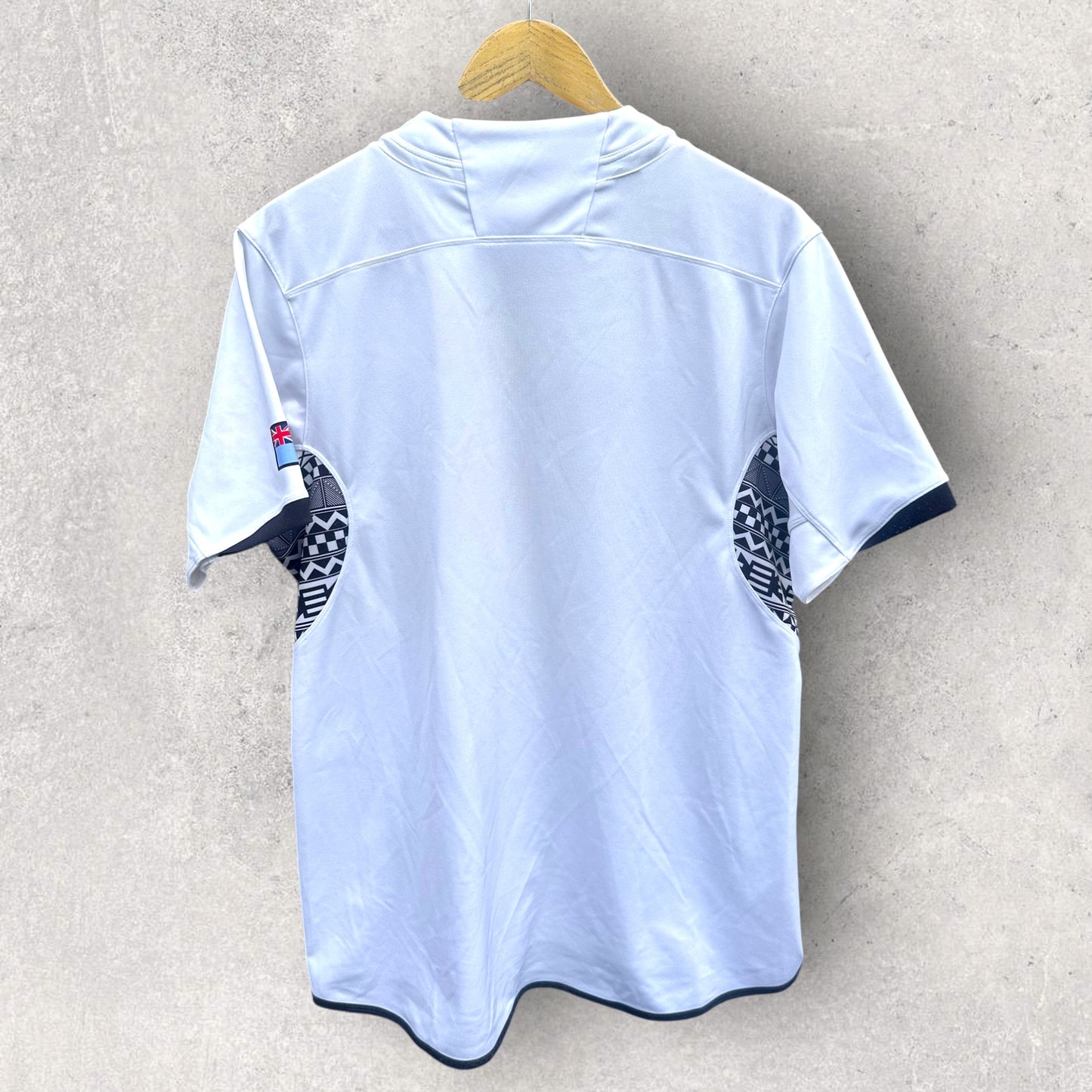 Fiji 2015 Rugby World Cup White short Sleeve Union Jersey