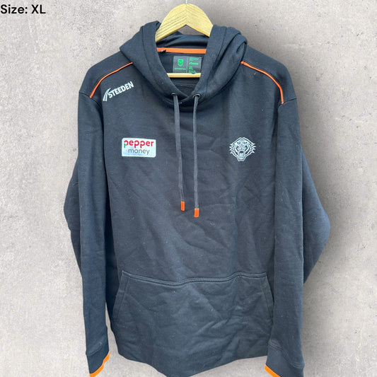 WESTS TIGERS 2025 HOODED JUMPER PLAYER ISSUED TERRELL MAY