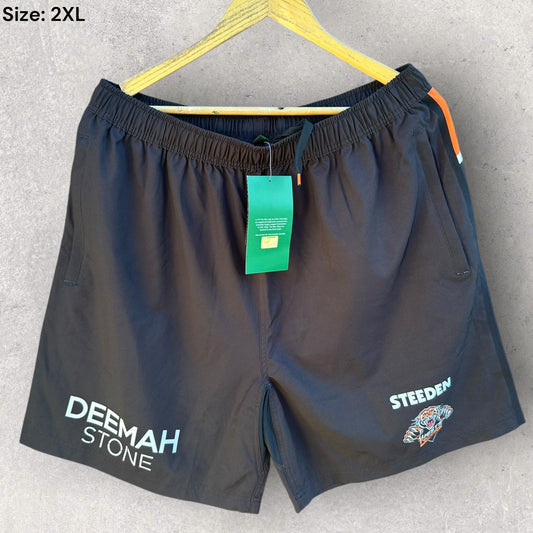 WESTS TIGERS STEEDAN TRAINING SHORTS BRAND NEW WITH TAGS