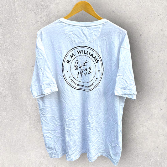 RM WILLIAMS WHITE BASIC T-SHIRT