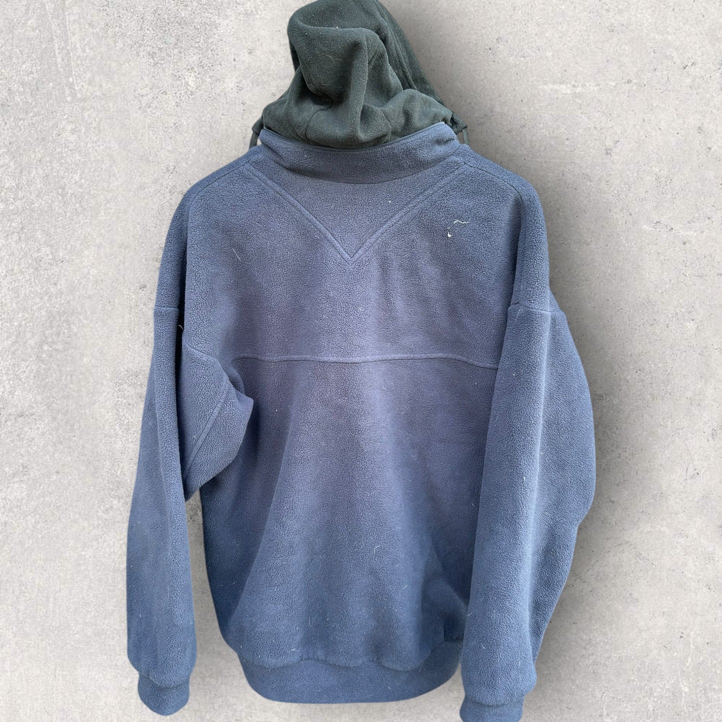 KATHMAMDU ALTICA BLUE FLEECE VINTAGE HOODED JACKET