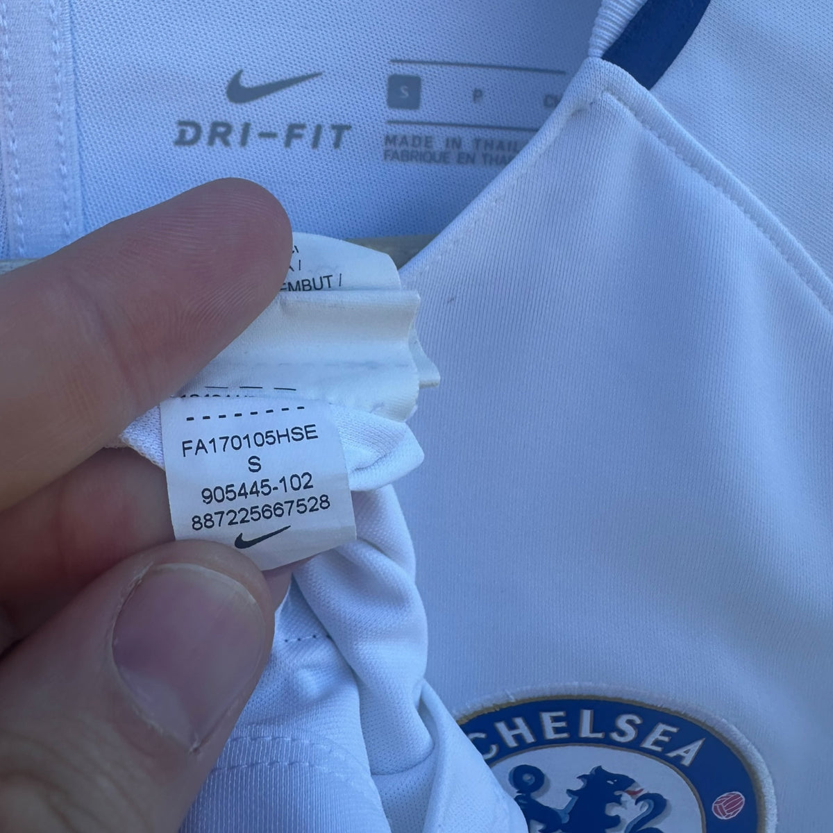 Chelsea FC Nike Carabao Cup White Football Jersey