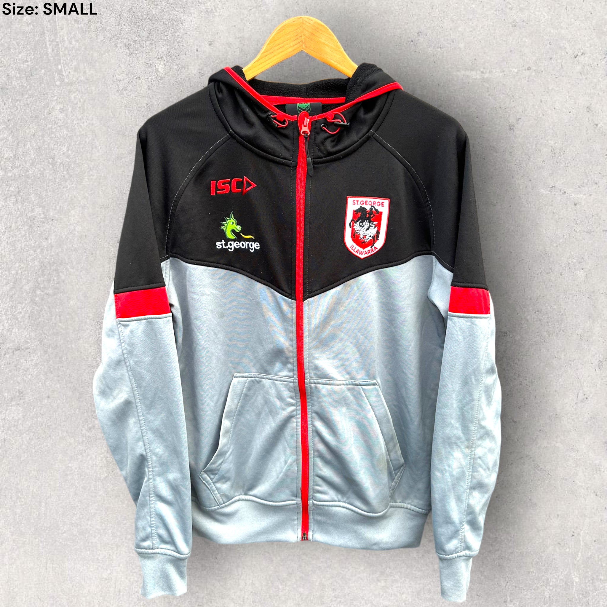 Reebok Authentics NRL St. George Illawarra Rugby Team Windbreaker Jacket buy Large L