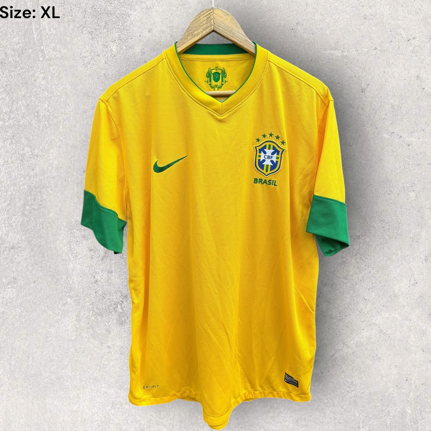 BRAZIL 2012 NIKE HOME FOOTBALL JERSEY