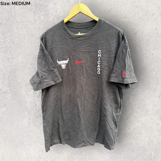 CHICAGO BULLS NIKE MADHOUSE ON MADISON BLACK T-SHIRT NBA