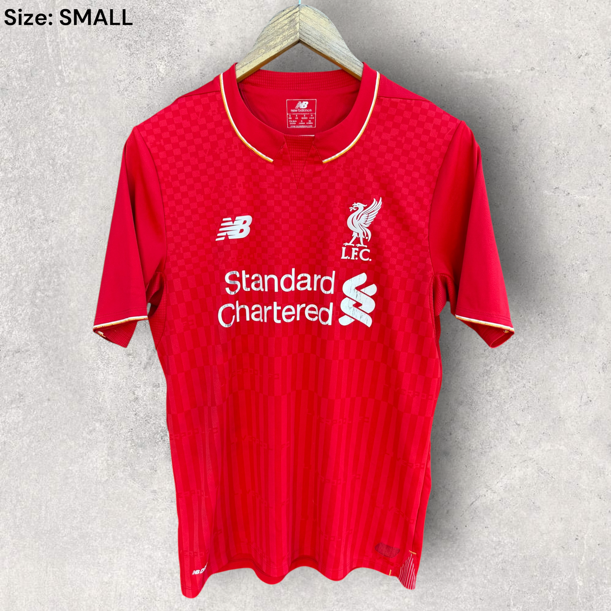 Liverpool FC 2015-2016 Home New Balance Red Football Jersey
