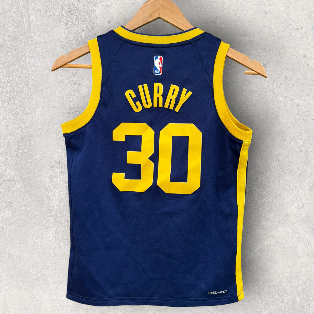 Steph Curry Golden State Warriors 2023 Away NBA Swingman Kids Jersey