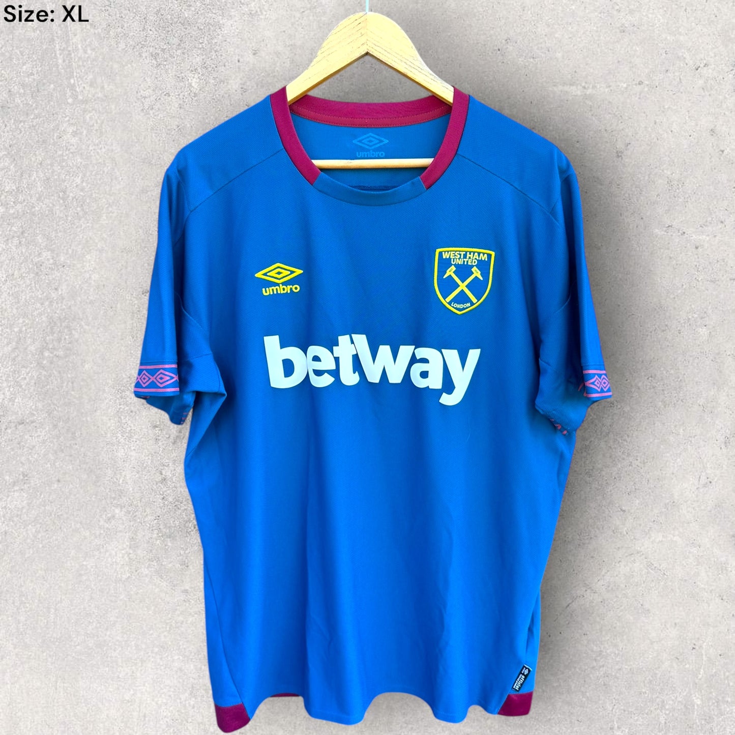 WEST HAM 2018-2019 AWAY UMBRO JERSEY