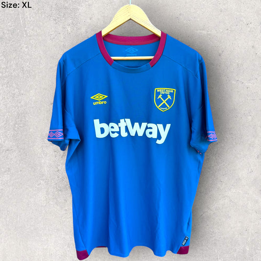 WEST HAM 2018-2019 AWAY UMBRO JERSEY