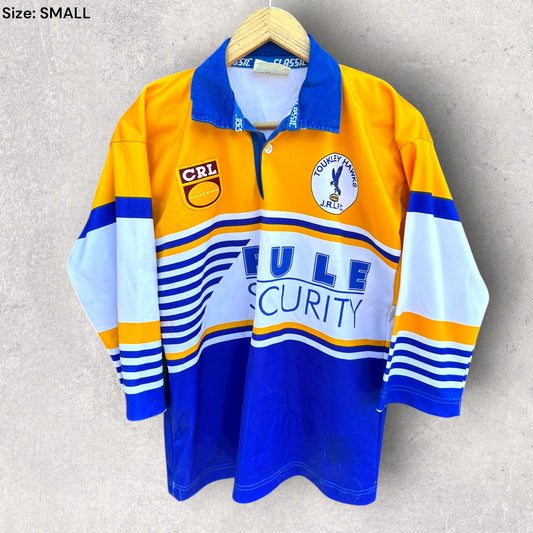 TOUKLEY HAWKS CRL LONG SLEEVE VINTAGE RUGBY LEAGUE JERSEY