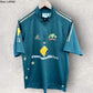 CRICKET AUSTRALIA ADIDAS GREEN HALF ZIP ODI ONE DAY JERSEY