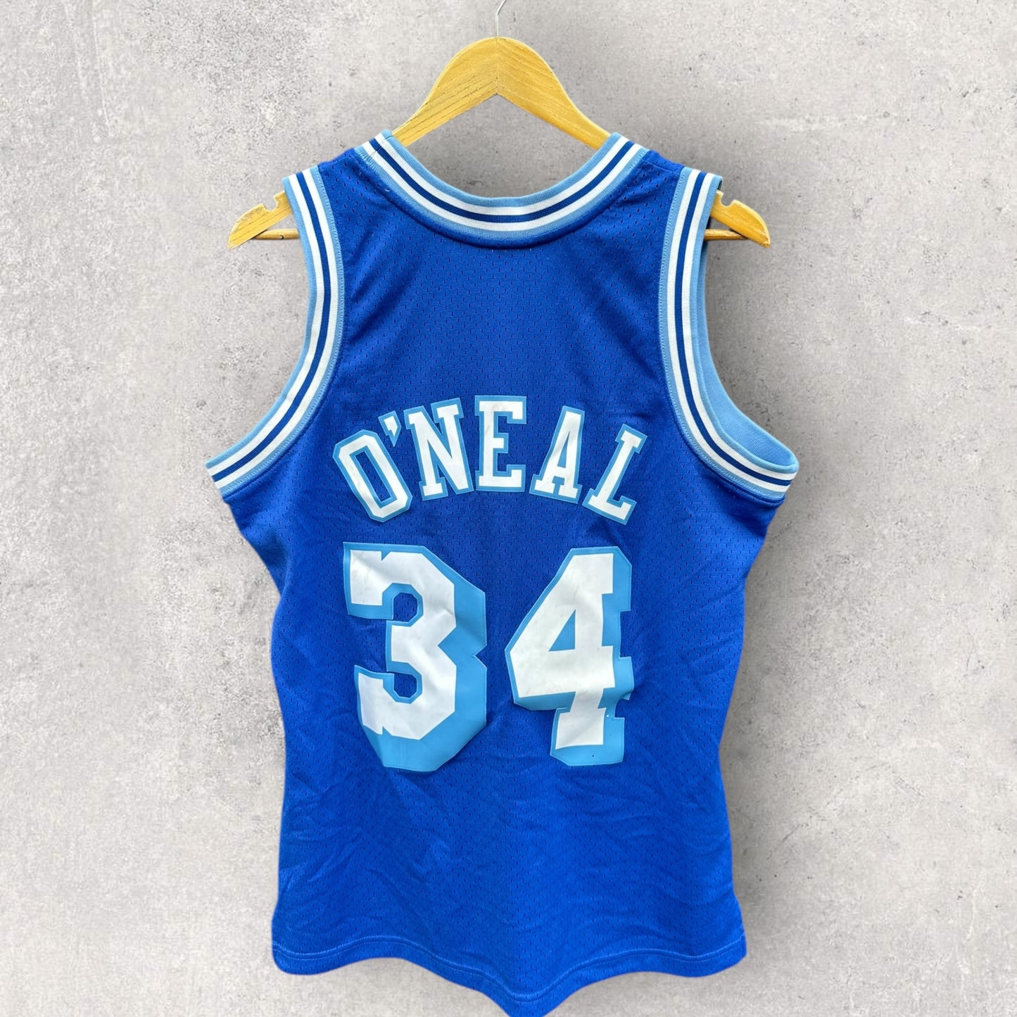 SHAQUILLE O’NEAL LA LAKERS 1996 HARDWOOD CLASSIC NBA JERSEY