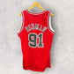 DENNIS RODMAN CHICAGO BULLS ADIDAS NBA JERSEY