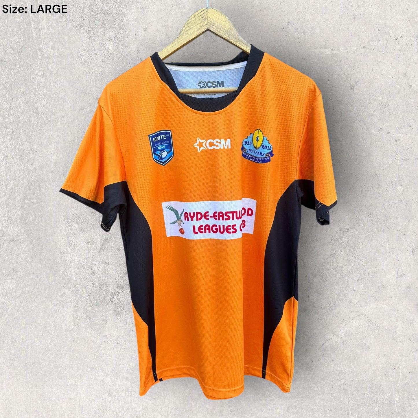 BALMAIN REFEREES ASSOCIATION 2015 SHIRT