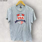 USA FOOTBALL GREY SHORT SLEEVE SHIRT