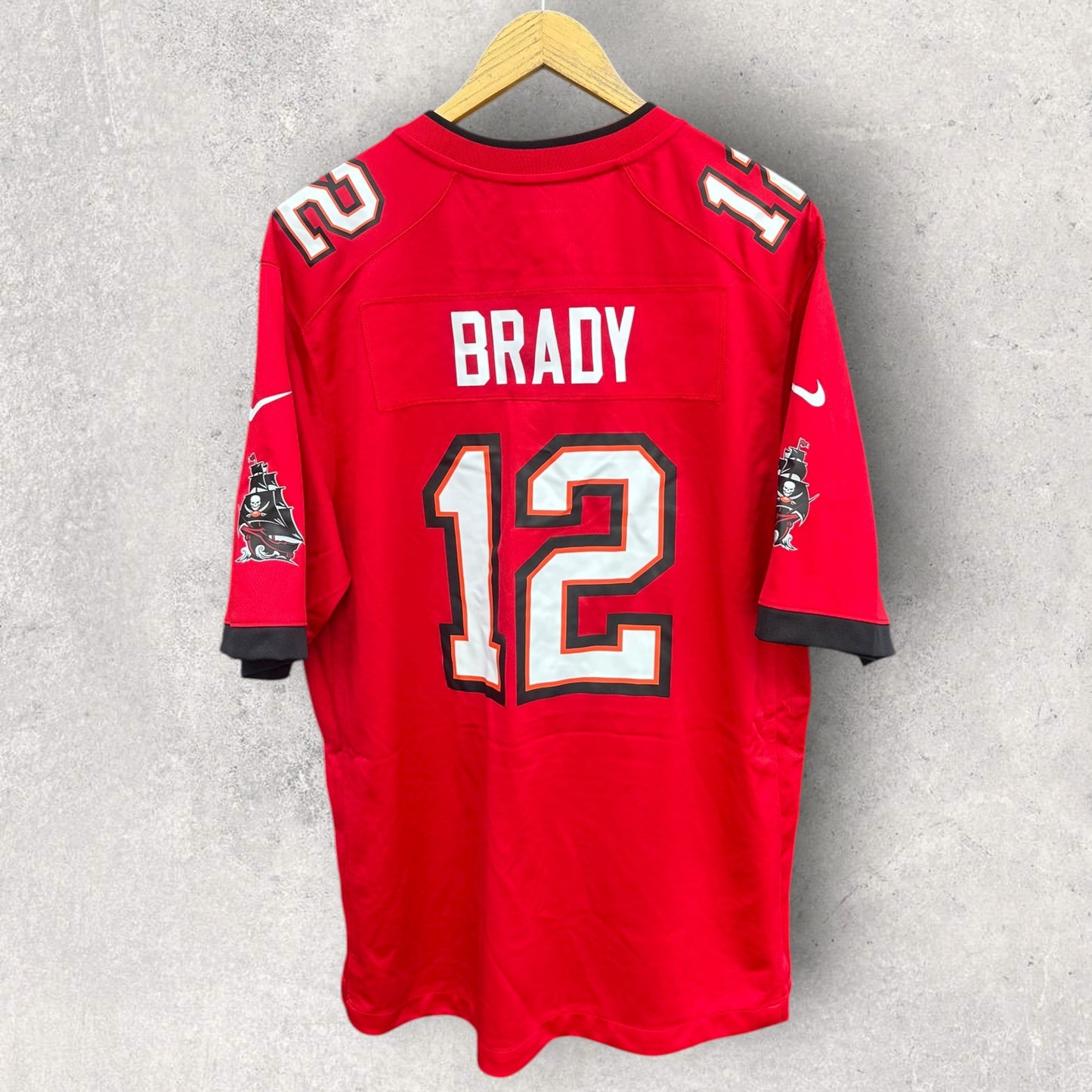 TOM BRADY TAMPA BAY BUCCANEERS NIKE RED NFL JERSEY BRAND NEW