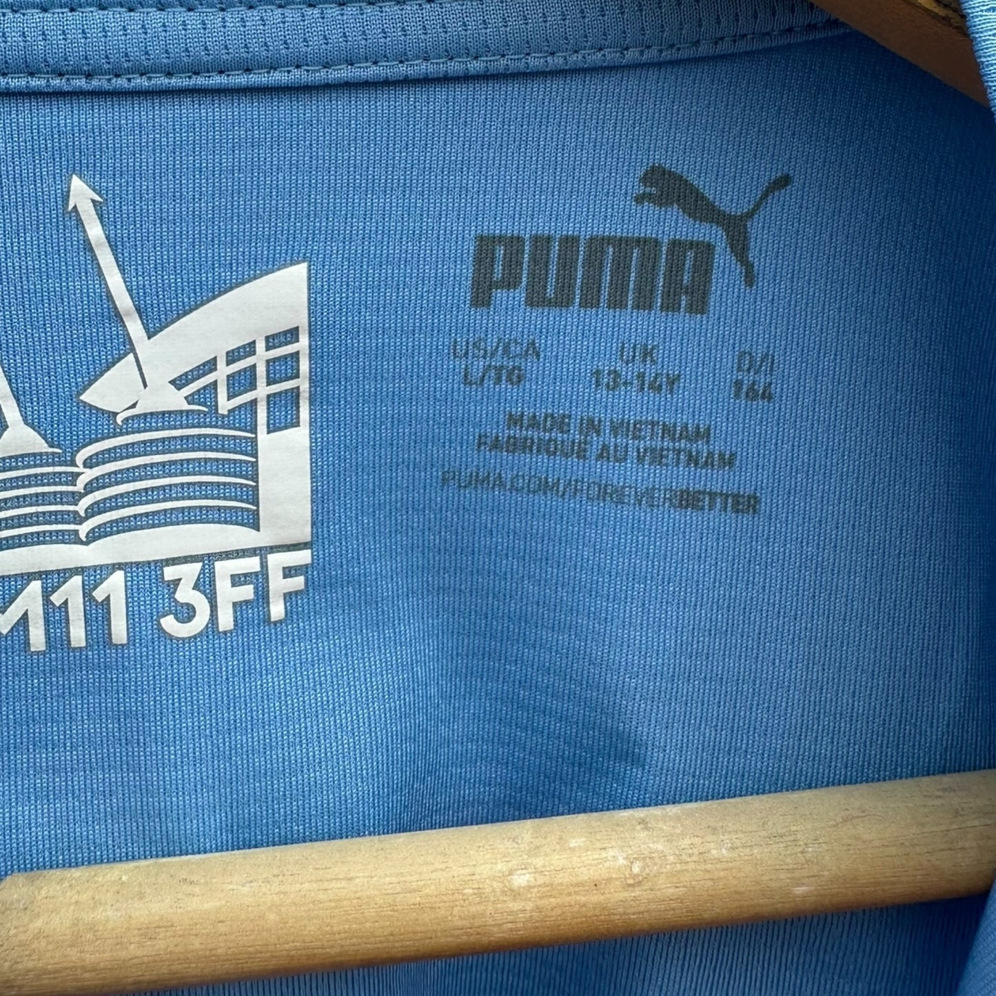 MANCHESTER CITY PUMA 2023 EPL CHAMPIONS KIDS JERSEY