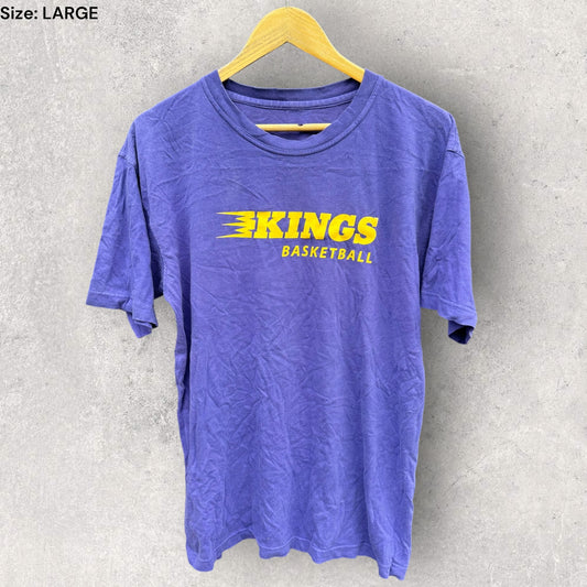 SYDNEY KINGS VINTAGE NBL PURPLE SHORT SLEEVE SHIRT