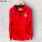 Western Sydney Wanderers Kappa Red Pullover Hooded Football Jumper