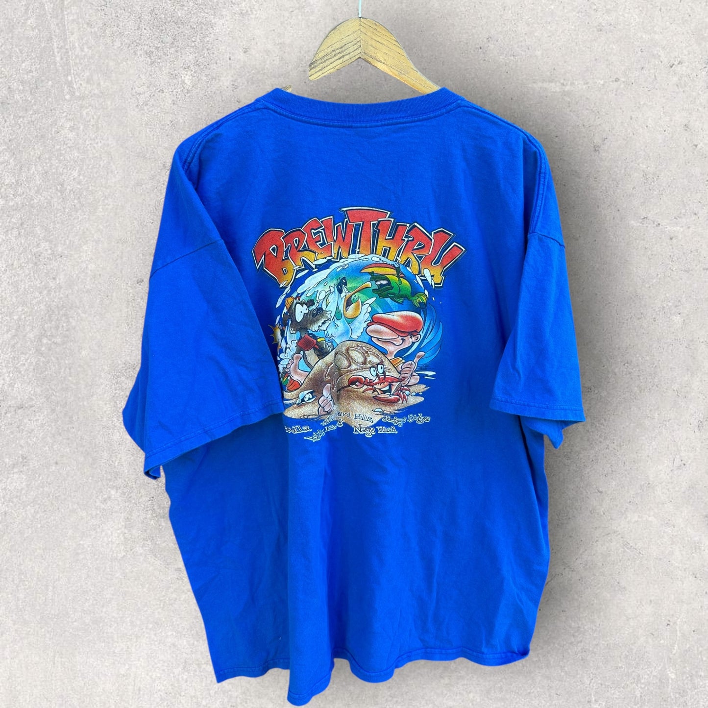 BREW THRU VINTAGE ANVIL SHORT SLEEVE SHIRT