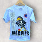 COLLINGWOOD MAGPIES VINTAGE AFL GREY DEADSTOCK T-SHIRT FULL BOAR