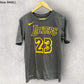 LEBRON JAMES LA LAKERS BLACK NIKE T-SHIRT