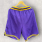 LOS ANGELES LAKERS NIKE NBA PURPLE BASKETBALL SHORTS