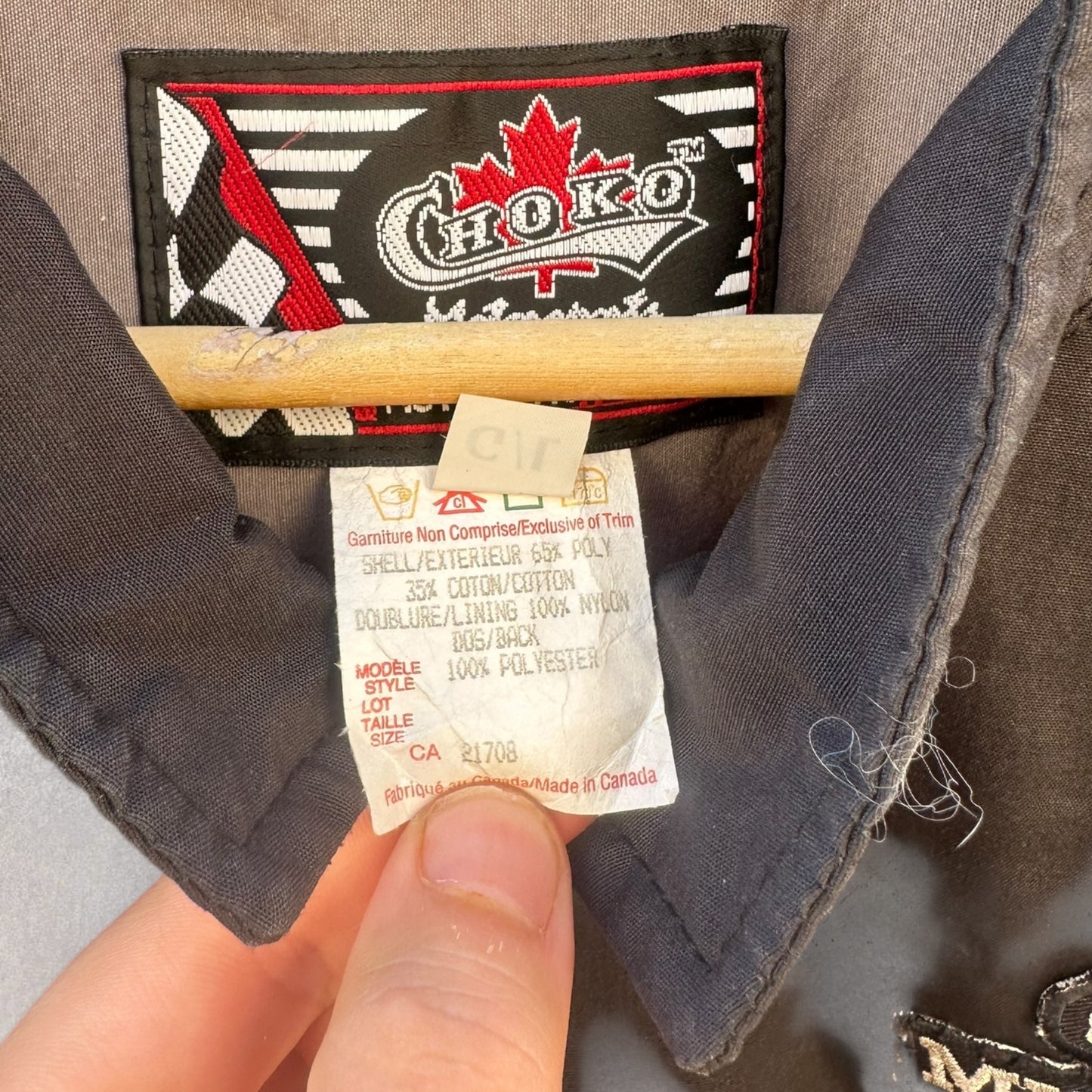 SNAP-ON RACING VINTAGE CHOKO MOTORSPORTS BOMVER JACKET
