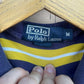 RALPH LAUREN POLO BLUE & YELLOW SHORT SLEEVE POLO SHIRT