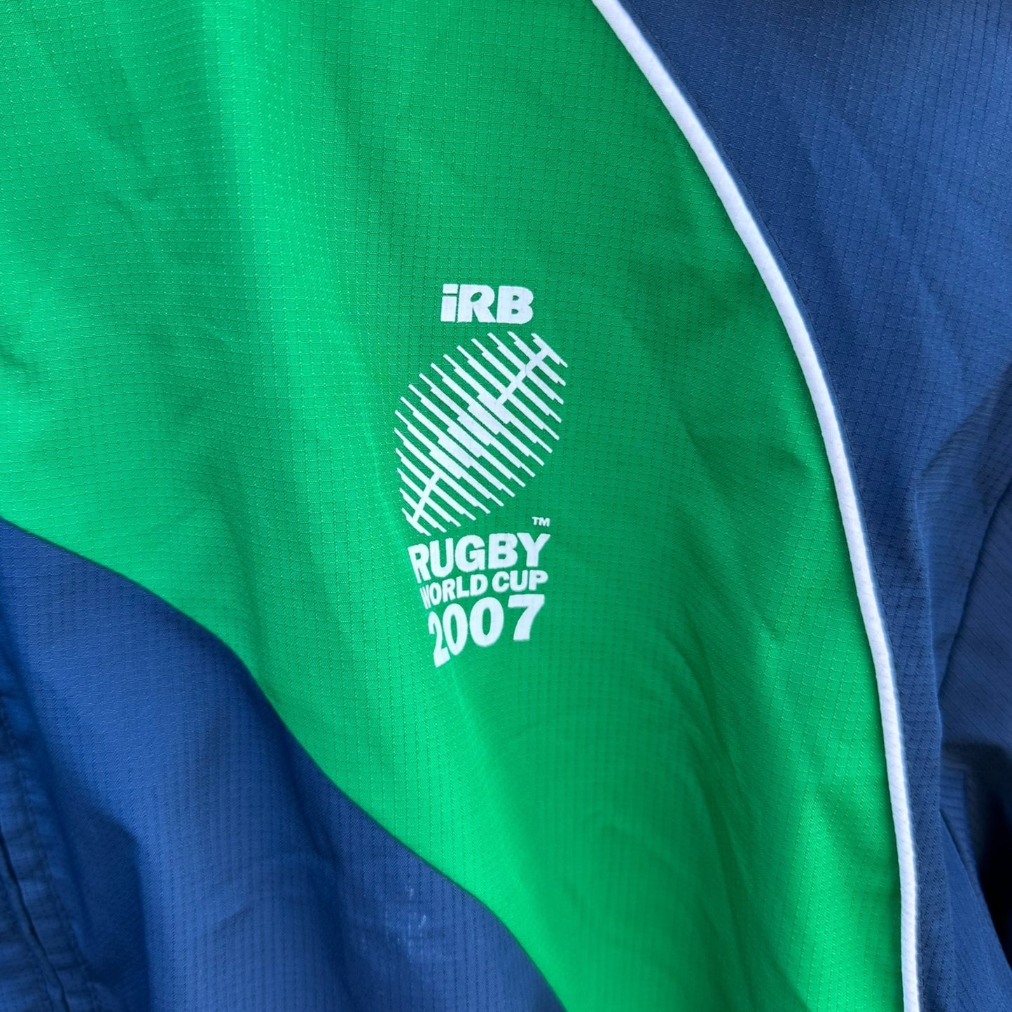 RUGBY WORLD CUP 2007 ADIDAS WINDBREAKER HOODED JACKET