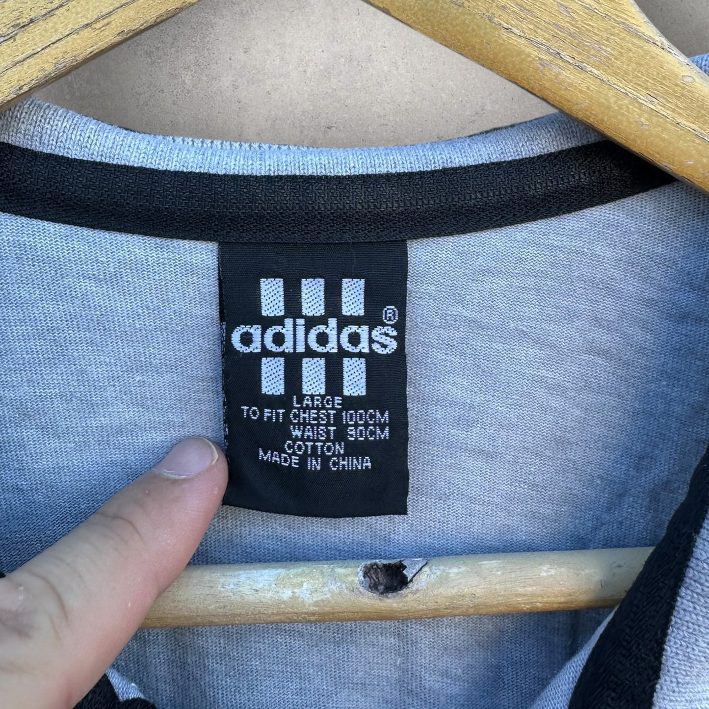 ADIDAS VINTAGE GREY SHORT SLEEVE POLO SHIRT