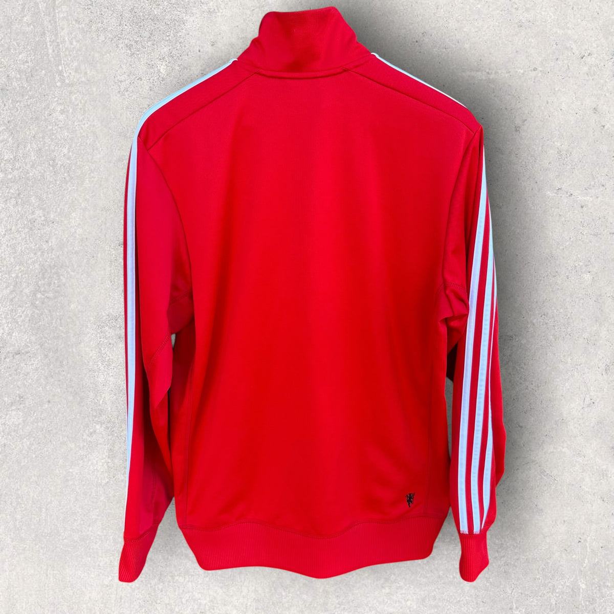 Manchester United 2015 Adidas Black Red Full Zip Football Jacket