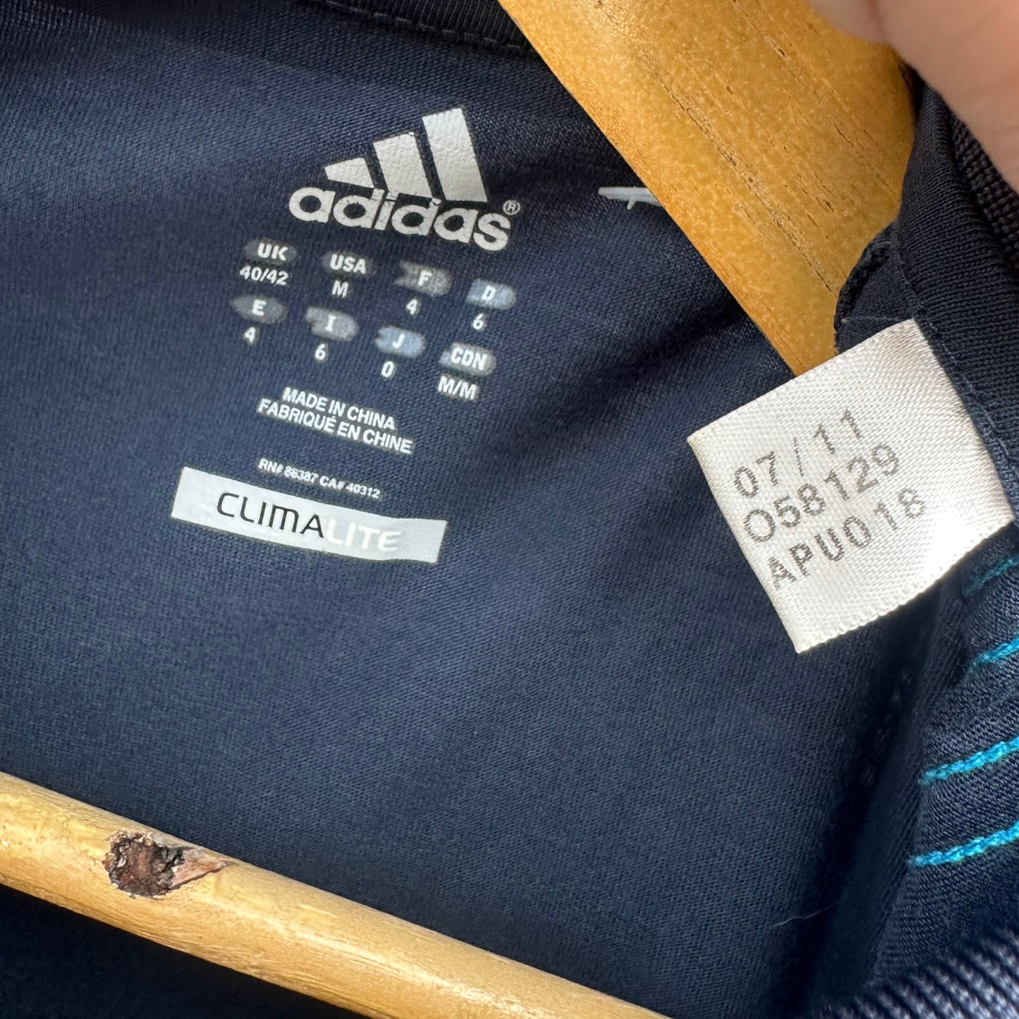 REAL MADRID CHAMPIONS LEAGUE 2011 ADIDAS POLO SHIRT