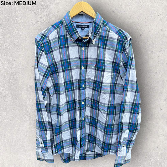 TOMMY HILFIGER LONG SLEEVE BUTTON UP SHIRT