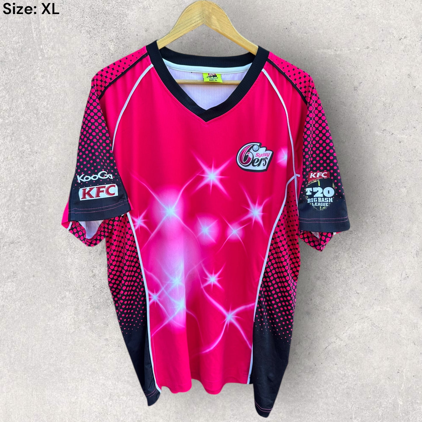 SYDNEY SIXERS 6s BBL CRICKET JERSEY