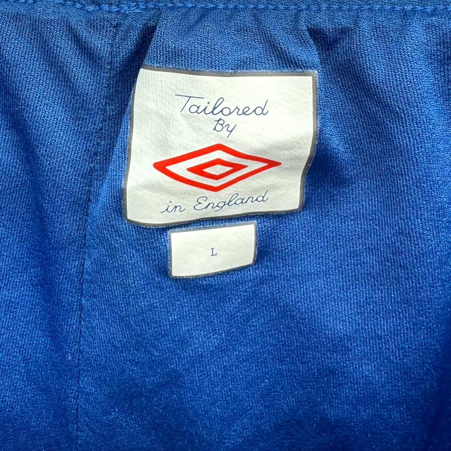 ENGLAND FOOTBALL UMBRO BLUE TRAINING SHORTS SOCCER